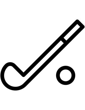 top vektör simgesi ile golf