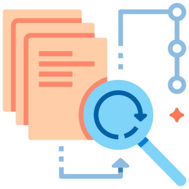 Seo ve analizlerin düz vektör simgesi tasarımı