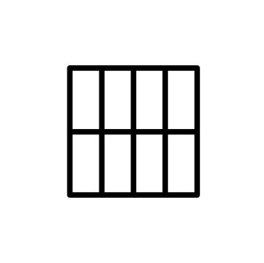 pencere, simge, vektör illüstrasyonu 