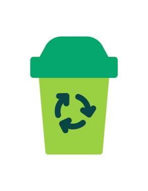 Bir geri dönüşümün vektör illüstrasyonu