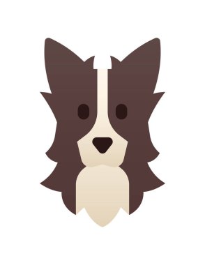 şirin çizgi film tilki simgesi vektör illüstrasyon grafik tasarımı