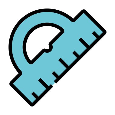 cetvelin vektör çizimi  