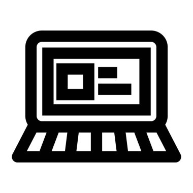 bilgisayar simgesi, vektör illüstrasyonu 