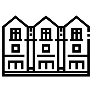 binalar vektör simgesi oluşturuyor