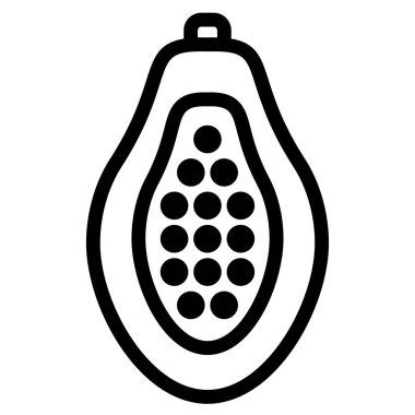 meyve simgesinin vektör illüstrasyonu