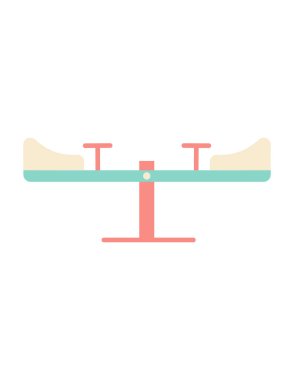 Salıncak ağ simgesi, vektör illüstrasyonu   