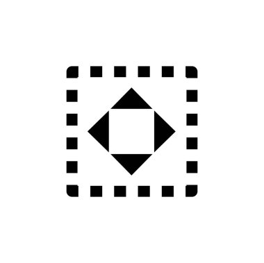 Basit simgenin vektör illüstrasyonu