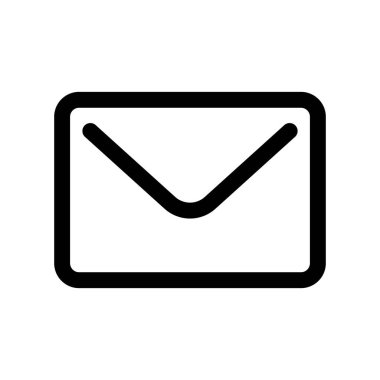 posta düz simge vektör illüstrasyonuName