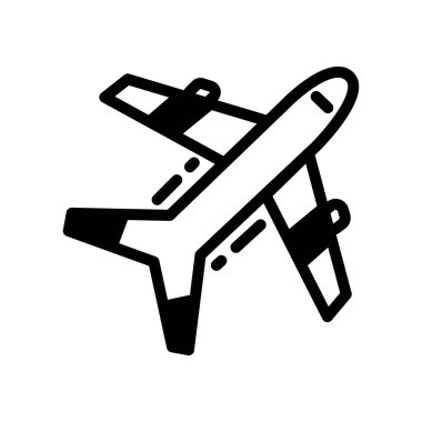 Modern düzlemin vektör çizimi