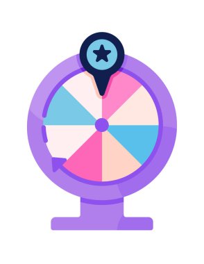 renkli oyun vektör simgesi