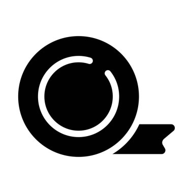 Mutfak gereçleri düz ikon vektör çizimi