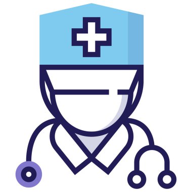 Doktor Simge vektör illüstrasyonu