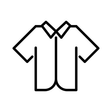 Tişört ikonu. vektör illüstrasyonu