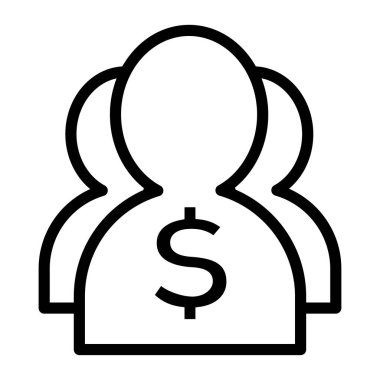 iş, simge, vektör illüstrasyonu 