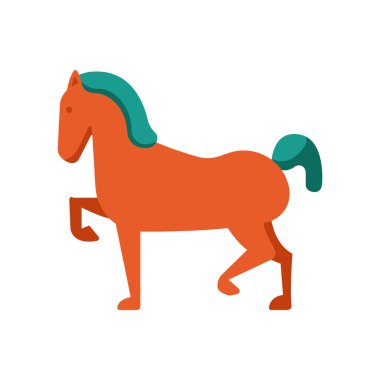 At ağı simgesi. Vektör illüstrasyonu 