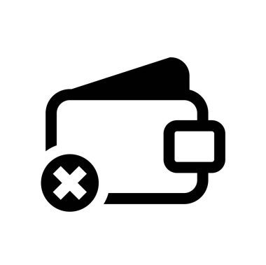 cüzdan ikonu vektör illüstrasyonu 