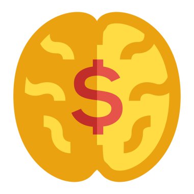 Dolar işareti vektör simgesi