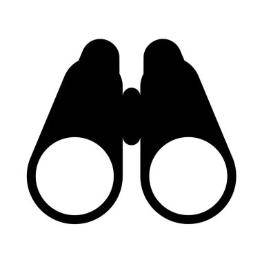 dürbünler, simge, vektör illüstrasyonu 