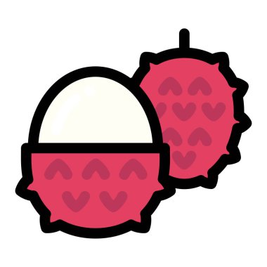 meyve Web simgesi, vektör illüstrasyonu 