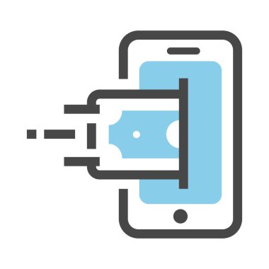 cep telefonu ikonu vektör illüstrasyonu