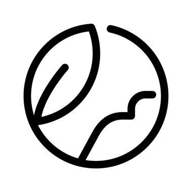 Yeşil Devrim düz simge vektör çizimi