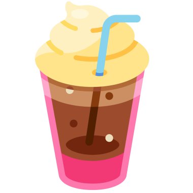 Bir fincan kahvenin vektör çizimi