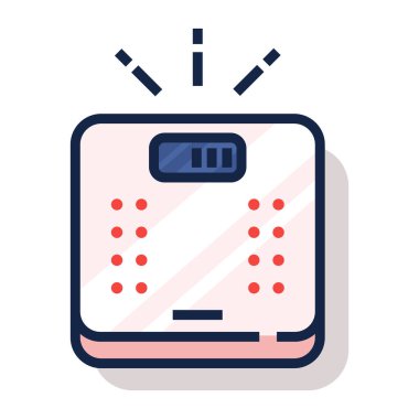 Ölçekli web simgesi. Vektör illüstrasyonu 