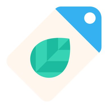 eko kavramı düz ikon vektör çizimi