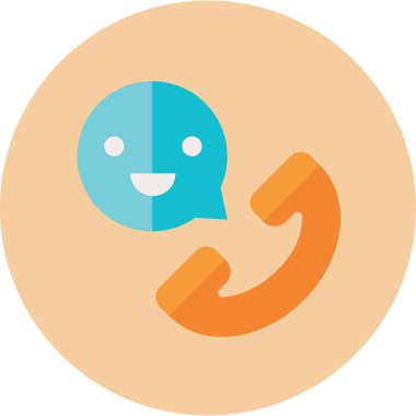 telefon web simgesi. Vektör illüstrasyonu 