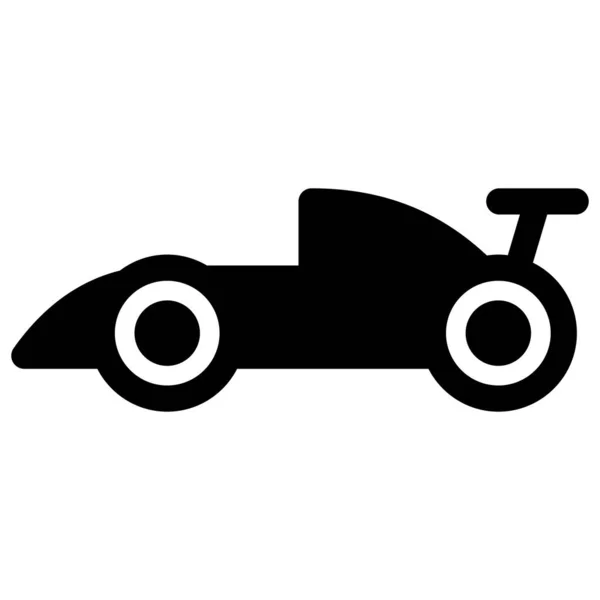 Auton Kuvake Vektori Tyyli Tasainen Ikoni Symboli Pyöristetty Kulmat Musta — vektorikuva