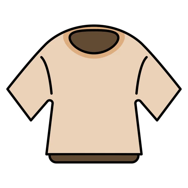Vector Illustration Blank Shirt — Stock Vector