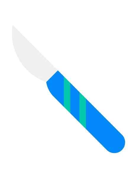 Messer Und Gabel Symbol Flachem Stil Auf Weißem Hintergrund — Stockvektor