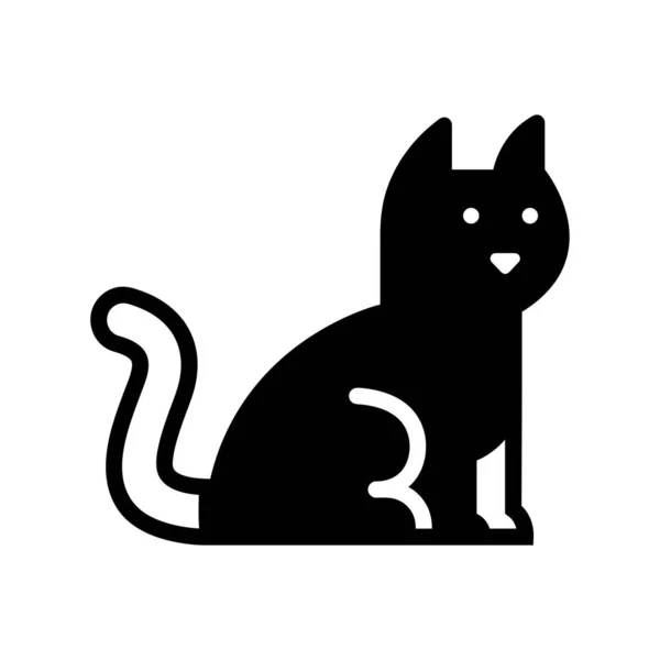 Cat Icon Vector Illustration — Stock Vector