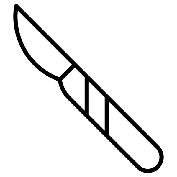 Nóż Ikona Ilustracja Wektora — Wektor stockowy