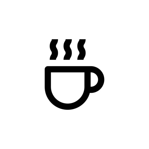 Icono Del Café Ilustración Vectorial — Vector de stock