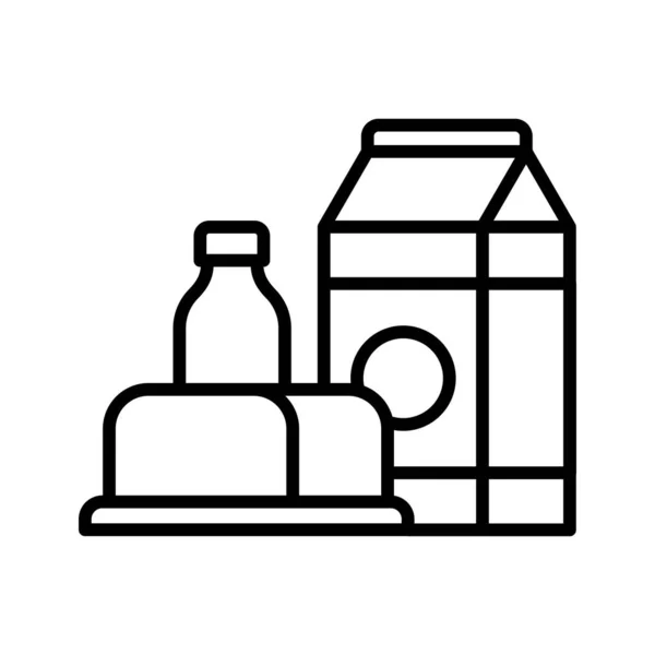 Icoon Melkcontainer Vector — Stockvector