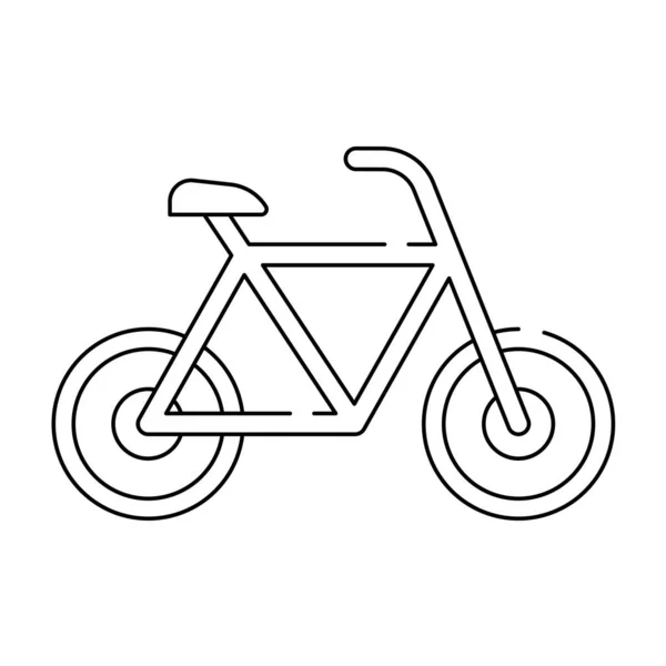 Bicicleta Ícone Ilustração Vetorial — Vetor de Stock