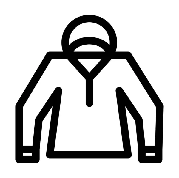 Chaqueta Icono Web Ilustración Vectorial — Vector de stock