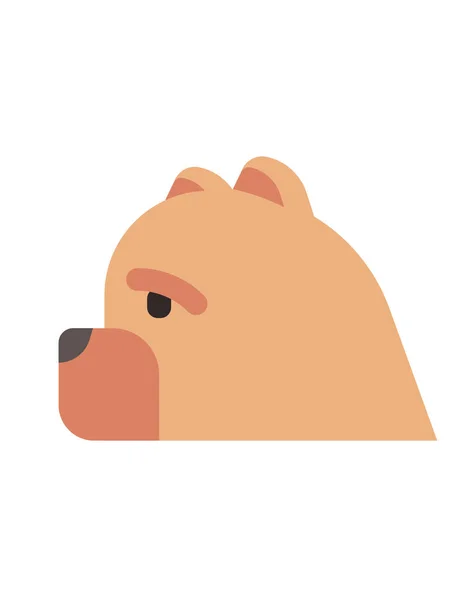 Ilustração Vetorial Cabeça Urso — Vetor de Stock