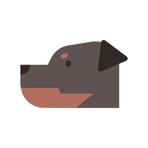 Vector Illustration Dog Icon — Stock Vector