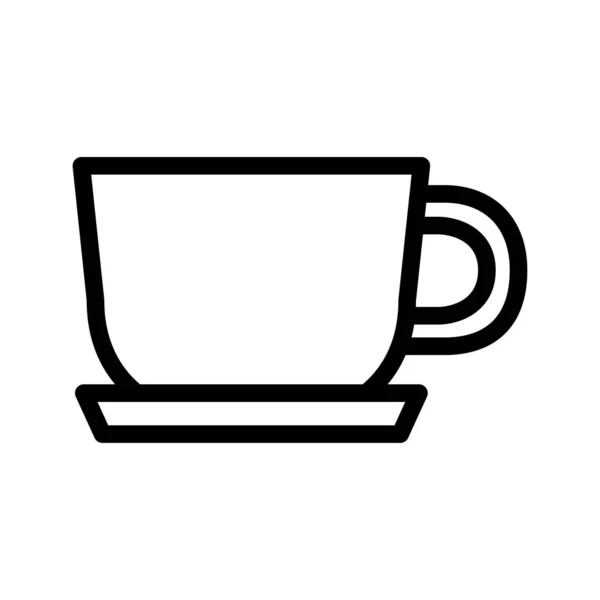 Icono Del Café Ilustración Vectorial — Vector de stock