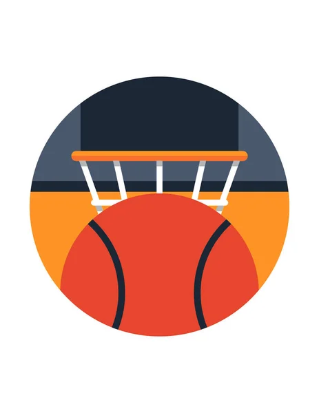 Baloncesto Icono Ilustración Vectorial — Vector de stock