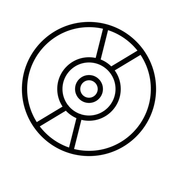 Disk Web Symbol Vektorillustration — Stockvektor