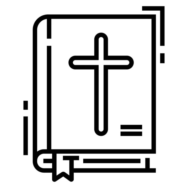 Bible Icon Vector Illustration — Stock Vector