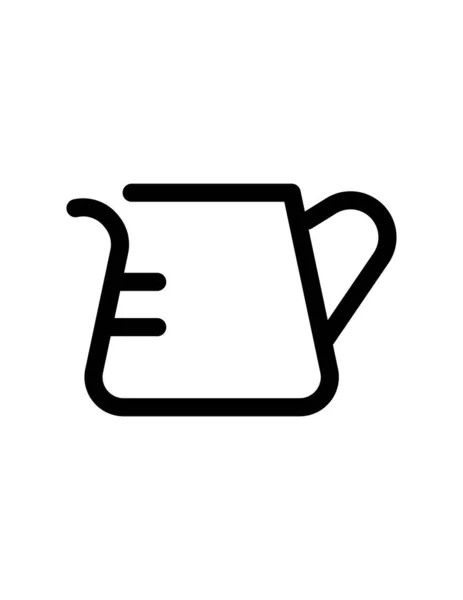 Coffee Pot Icon Vector Illustration — Stock Vector