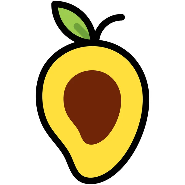 Wektorowa Ilustracja Owocu Mango — Wektor stockowy
