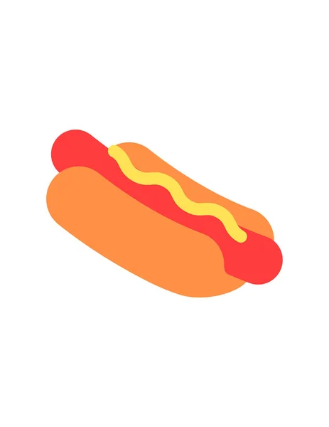 Hotdog Web Symbol Vektorillustration — Stockvektor