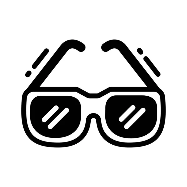 Gafas Sol Icono Vector Ilustración — Archivo Imágenes Vectoriales