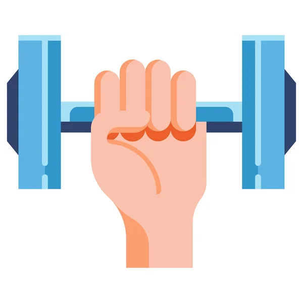 Icono Gimnasio Vector Ilustración — Archivo Imágenes Vectoriales