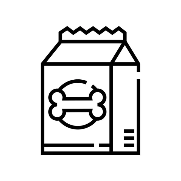 Illustrazione Vettoriale Icona Del Latte Alimentare — Vettoriale Stock